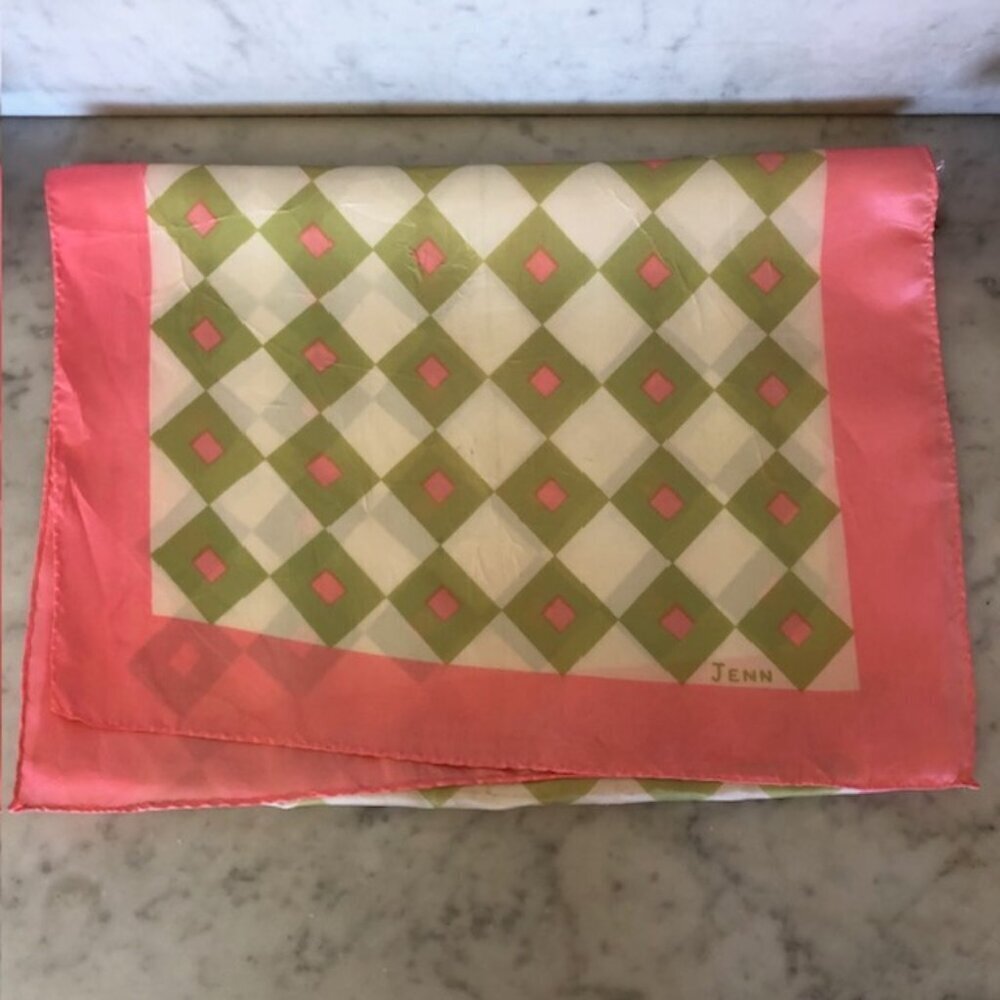 JENN Oblong Made in Japan Acetate Scarf